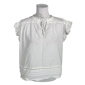 Unisex Second Female - Lühikeste käistega pluus, suurus 40 - Valge (1)