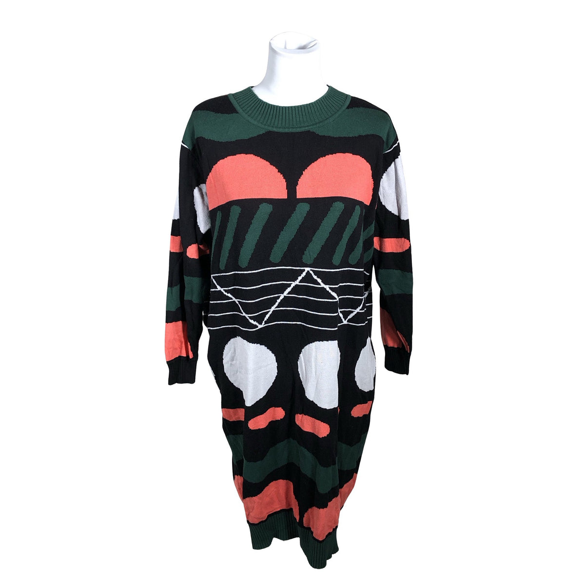Unisex Papu - Kootud kleit, suurus 34 - Roheline (1)
