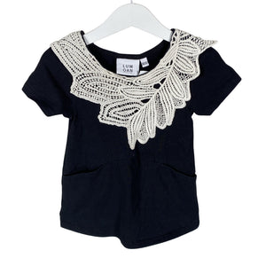 Unisex Lumoan - Trikotaažist kleit, suurus 86 - 92 - Must (1)
