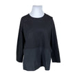 Unisex Nanso - Trikotaažist pluus, suurus 48 - Must ()