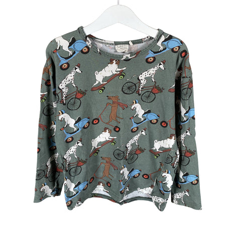 Unisex Ma-ia Family - Trikotaažist pluus, suurus 116 - 122 - Roheline ()