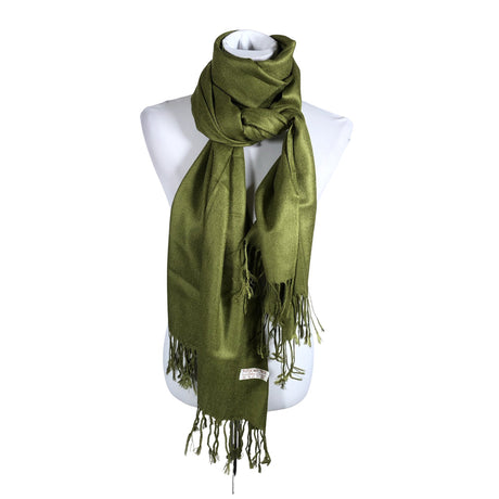 Unisex Pashmina - Õhuke sall, suurus Midi - Roheline ()