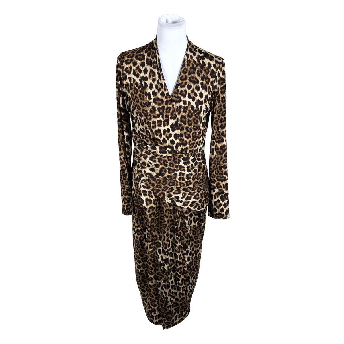 Unisex Joseph Ribkoff - Trikotaažist kleit, suurus 40 - Pruun (1)