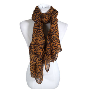 Unisex VZ - Õhuke sall, suurus Maxi - Oranž (1)