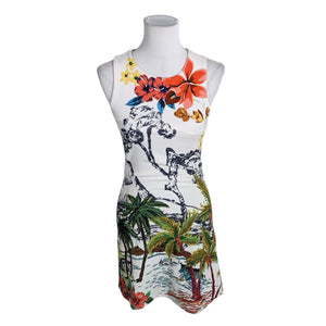 Unisex Desigual - Trikotaažist kleit, suurus 34 - Valge (1)
