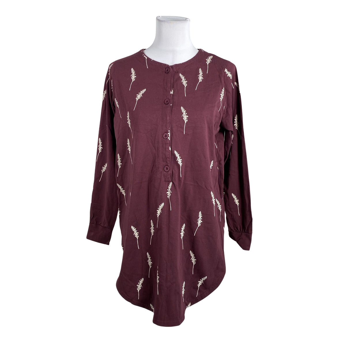 Unisex NOSH - Trikotaažist tuunika, suurus 36 - Veinipunane (1)