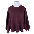 Unisex Zizzi - Kampsun, suurus 44 - Veinipunane ()