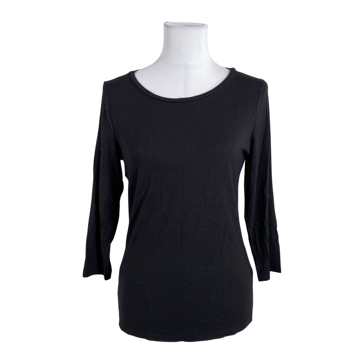 Unisex Lindex - Trikotaažist pluus, suurus 36 - Must (1)