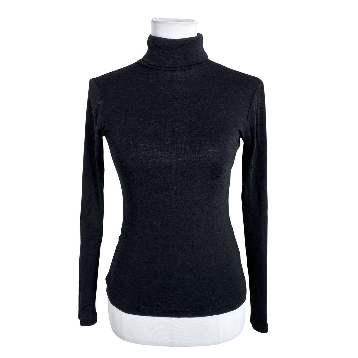 Unisex Lindex - Trikotaažist pluus, suurus 36 - Must (1)