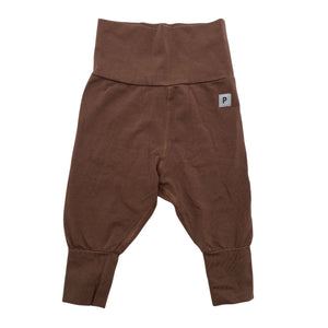 Unisex Polarn O. Pyret - Trikotaažist püksid, suurus 50 - 56 - Pruun (1)