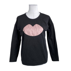 Unisex Luppaset - Trikotaažist pluus, suurus 40 - Must (1)