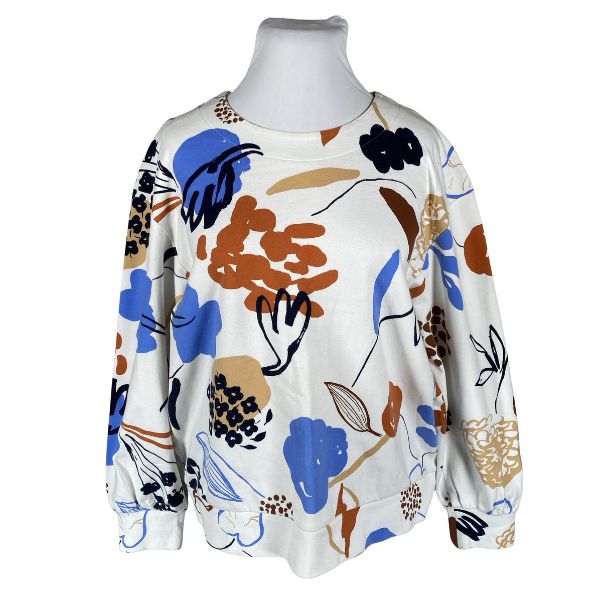 Unisex Nanso - Trikotaažist pluus, suurus 44 - Valge (1)