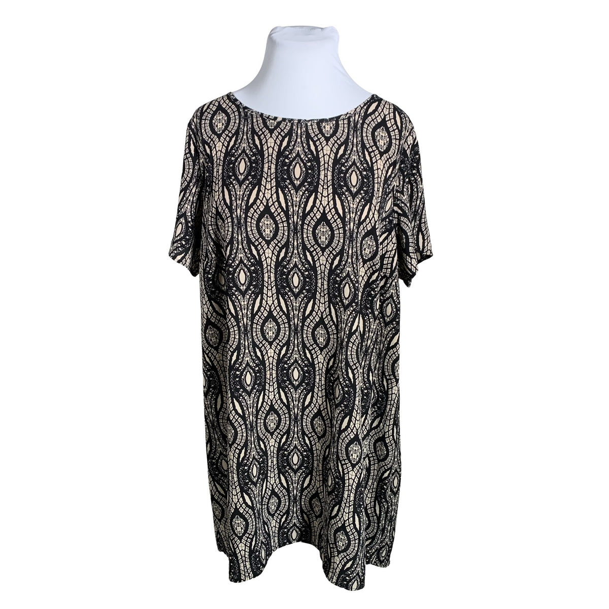 Unisex Zizzi - Õhuke kleit, suurus 50 - Must (1)