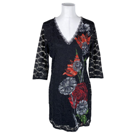 Unisex Desigual - Trikotaažist kleit, suurus 40 - Must ()