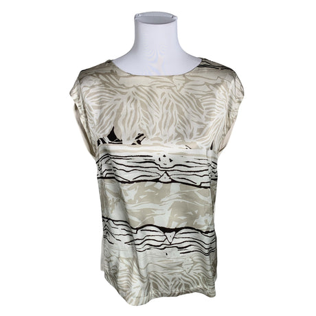 Unisex Your Face - Lühikeste käistega pluus, suurus 36 - Beige ()