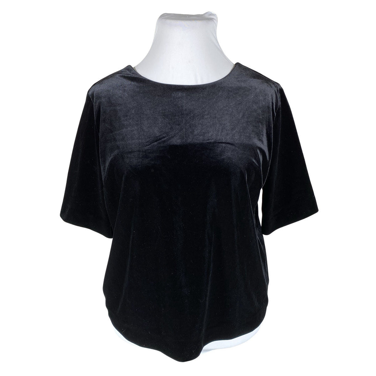 Unisex Lindex - Lühikeste käistega pluus, suurus 42 - Must (1)