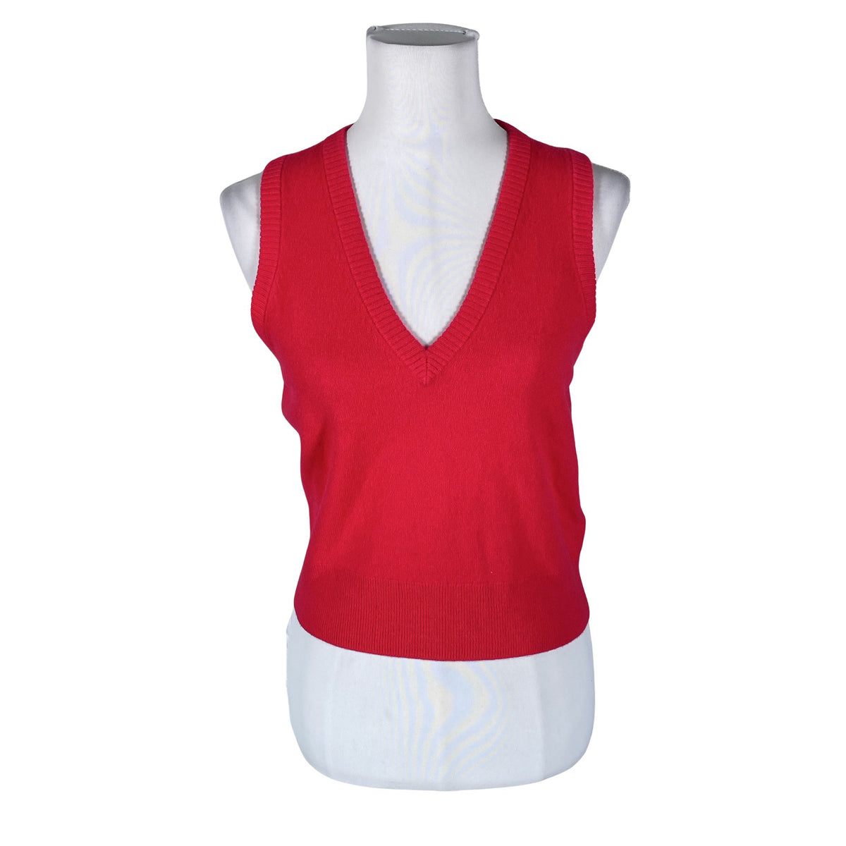 Unisex J.Crew - Kootud vest, suurus 36 - Punane (1)
