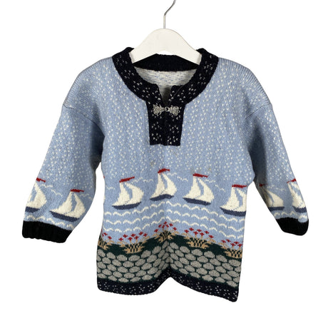 Unisex Handmade - Kampsun, suurus 128 - 134 - Helesinine ()