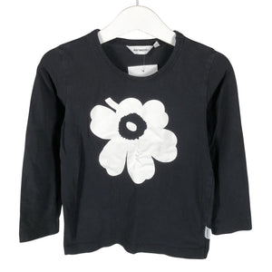 Unisex Marimekko - Trikotaažist pluus, suurus 104 - 110 - Must (1)