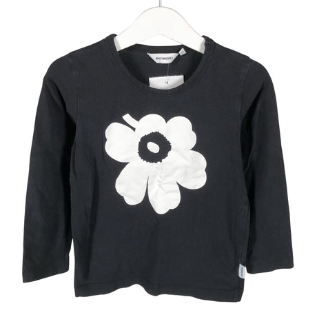 Unisex Marimekko - Trikotaažist pluus, suurus 104 - 110 - Must ()