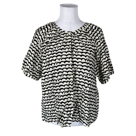 Unisex Noom - Lühikeste käistega pluus, suurus 42 - Must ()