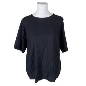 Unisex Makia - Lühikeste käistega pluus, suurus 38 - Must (1)