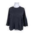 Unisex Nanso - Trikotaažist pluus, suurus 44 - Must ()