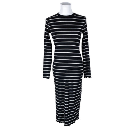 Unisex Lindex - Trikotaažist kleit, suurus 36 - Must ()