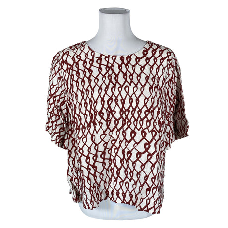 Unisex Nanso - Lühikeste käistega pluus, suurus 40 - Looduslik valge ()