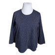 Unisex Nanso - Trikotaažist pluus, suurus 44 - Sinine ()