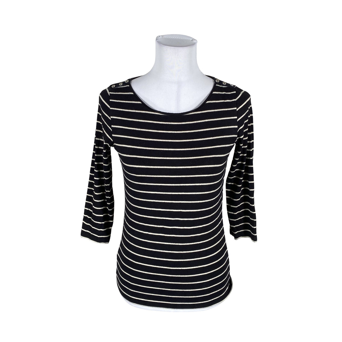 Unisex E'NY - Trikotaažist pluus, suurus 36 - Must (1)