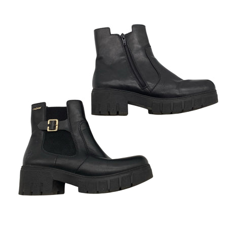 Unisex Rieker - Poolsaapad, suurus 41 - Must ()