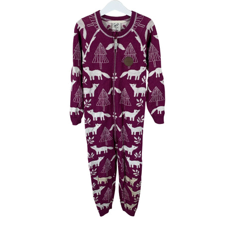 Unisex Jonathan - Villane kombinesoon, suurus 116 - 122 - Veinipunane ()