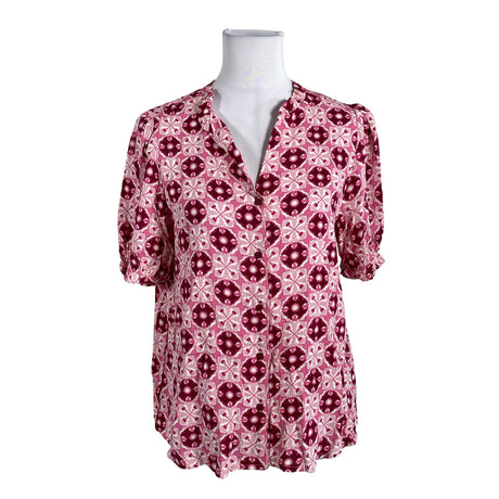 Unisex Ichi - Lühikeste käistega pluus, suurus 36 - Roosa ()