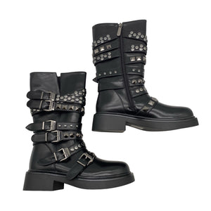 Unisex Killstar - Saapad, suurus 36 - Must (1)