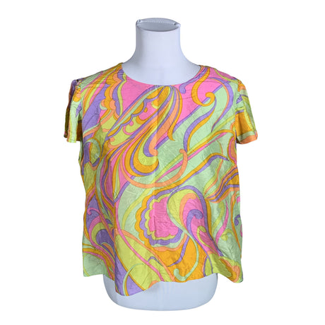 Unisex Handmade - Lühikeste käistega pluus, suurus 40 - Heleroosa ()