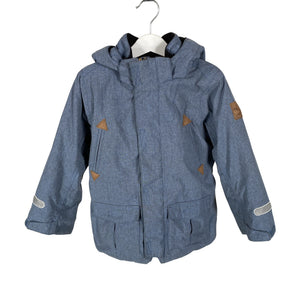 Unisex Polarn O. Pyret - Talvejope, suurus 104 - 110 - Sinine (1)