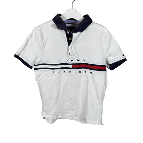 Unisex Tommy Hilfiger - Polosärk, suurus 122 - 128 - Valge ()