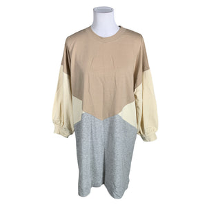 Unisex Part two - Trikotaažist kleit, suurus 40 - Beige (1)