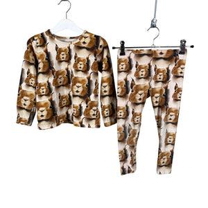 Unisex Metsola - Trikotaažist pluus, suurus 98 - 104 - Pruun (1)