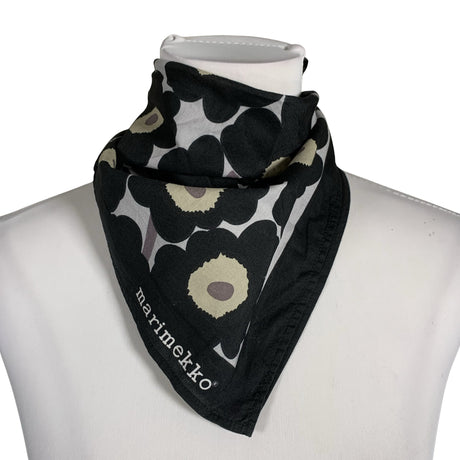 Unisex Marimekko - Õhuke sall, suurus Mini - Must ()