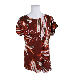 Unisex Gerry Weber - T-särk, suurus 36 - Veinipunane (1)