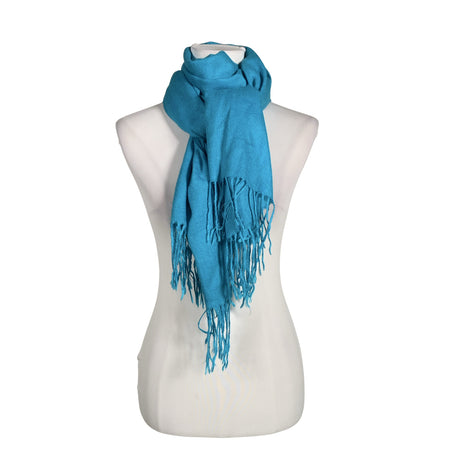 Unisex Pashmina - Õhuke sall, suurus Maxi - Sinine ()
