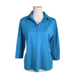 Unisex Nanso - Trikotaažist pluus, suurus 40 - Sinine ()
