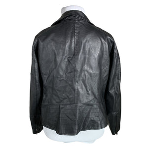 Unisex Zizzi - Nahktagi, suurus 44 - Must (2)