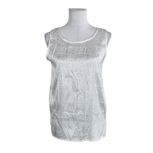 Unisex Thai Silk - Topp, suurus 40 - Valge (1)