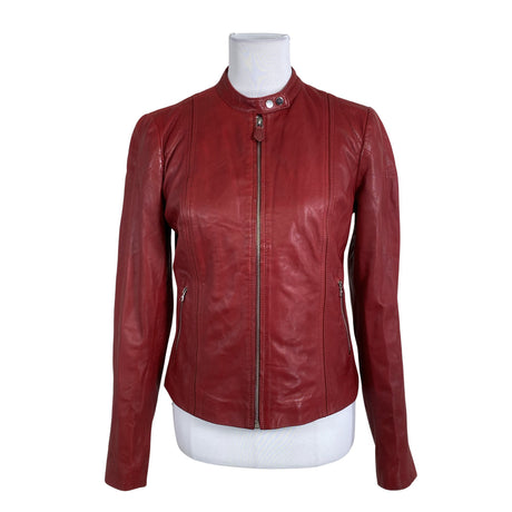 Unisex Massimo Dutti - Nahktagi, suurus 38 - Punane ()