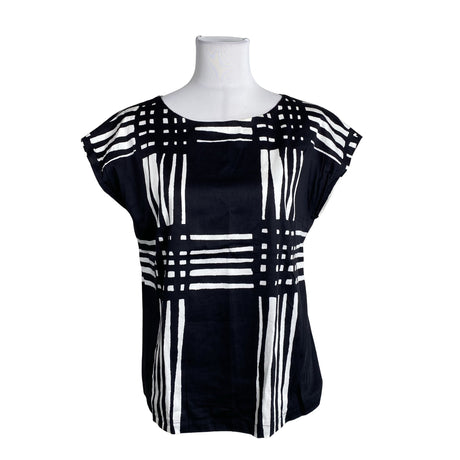 Unisex Marimekko - Lühikeste käistega pluus, suurus 40 - Must ()