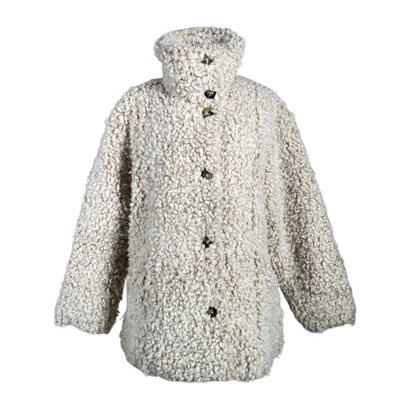 Unisex Odd Molly - Kunstkarusnahast mantel, suurus 40 - Beige ()