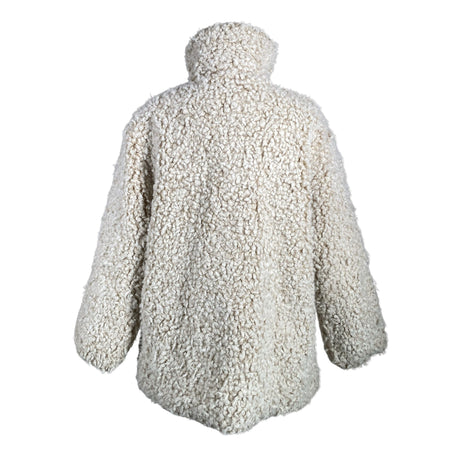 Unisex Odd Molly - Kunstkarusnahast mantel, suurus 40 - Beige (2)